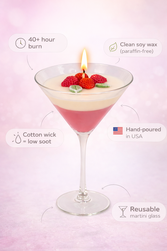 French Martini Candle