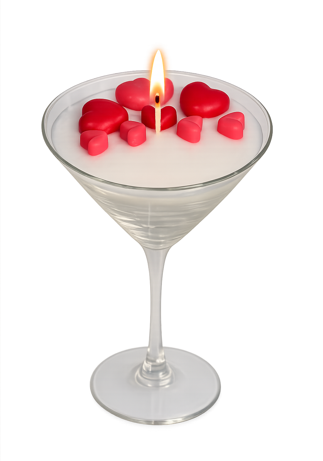 Sweetheart Martini Candle